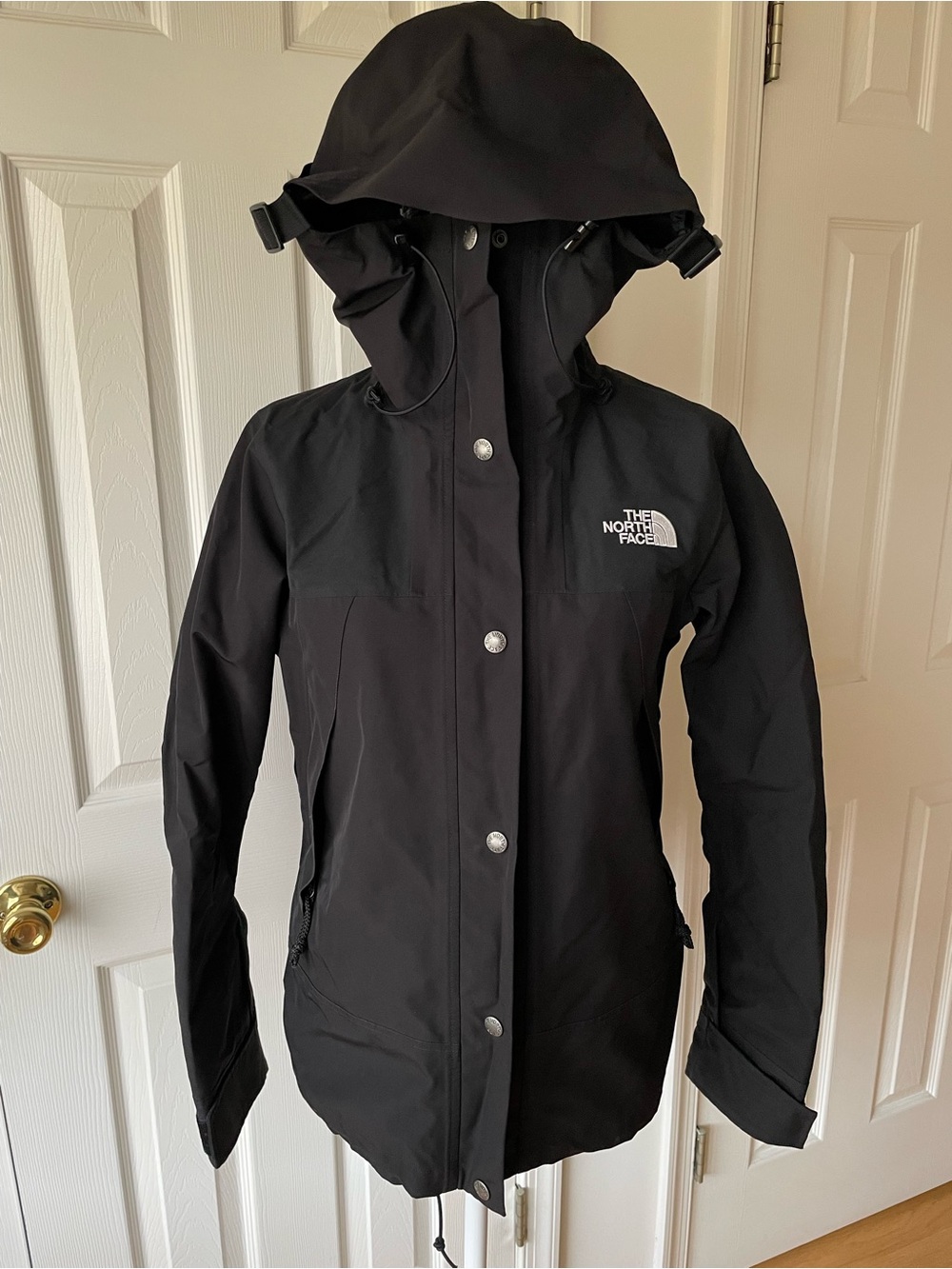The North Face Women's Black gortex mountain jacket Waterproof